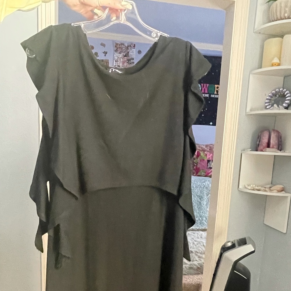 black dress
